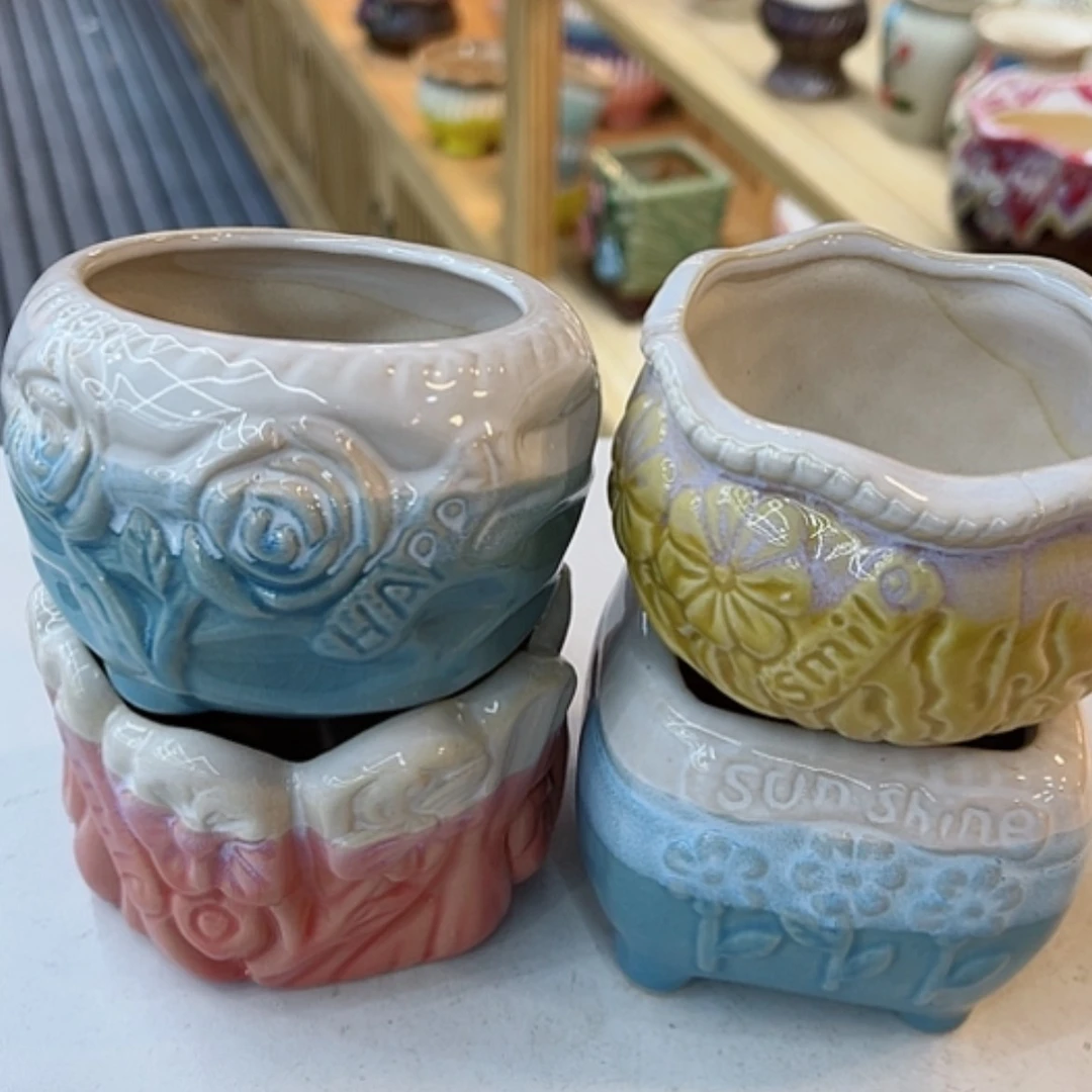 【闪购商品】陶瓷花盆