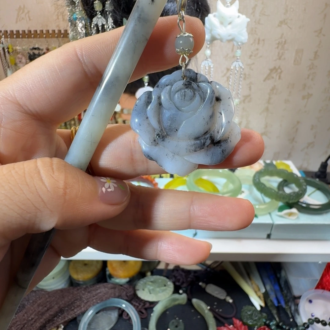 岫玉未镶嵌发簪福利款