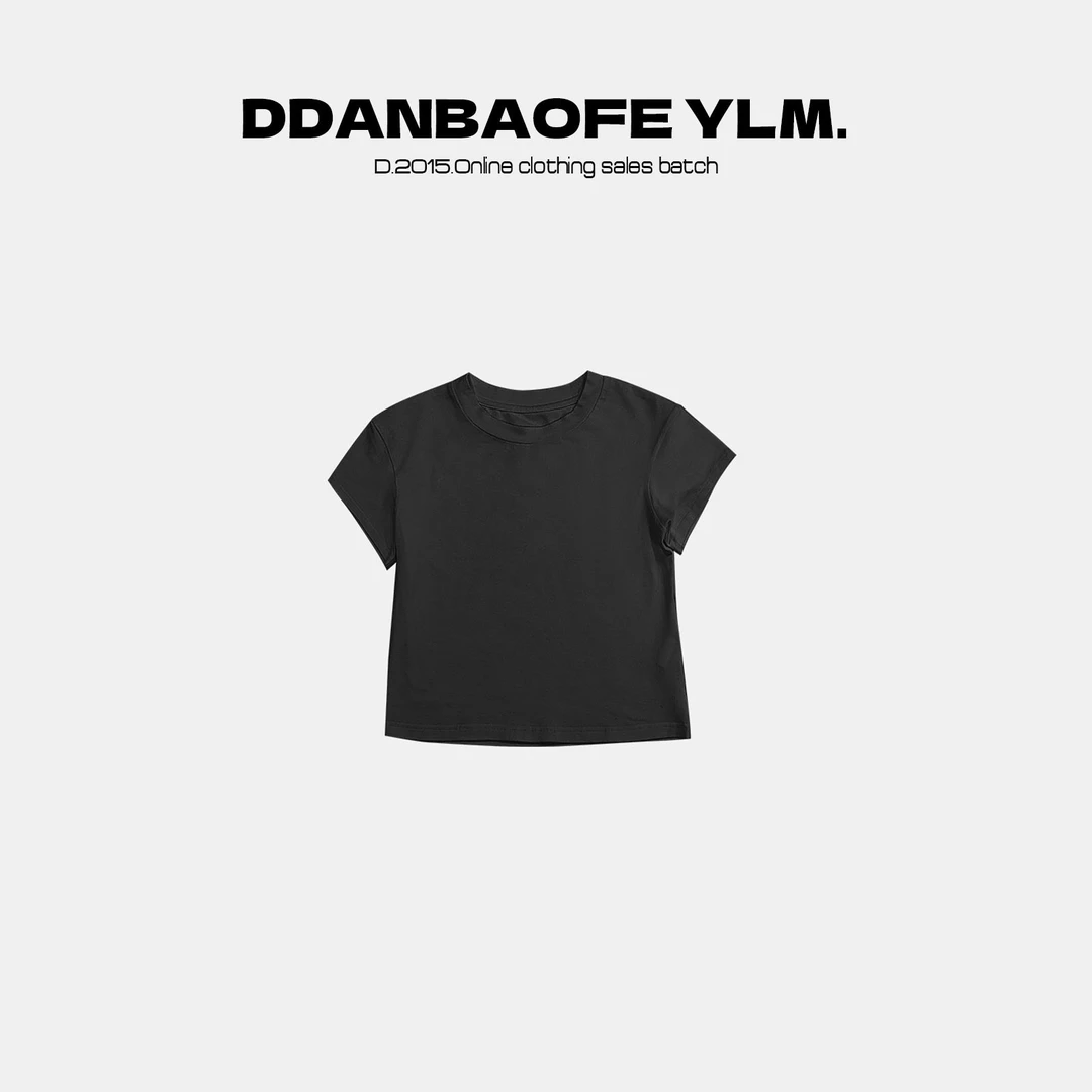 【DAYO预】极简基础款净版圆领修身百搭短袖T恤 YLM00867