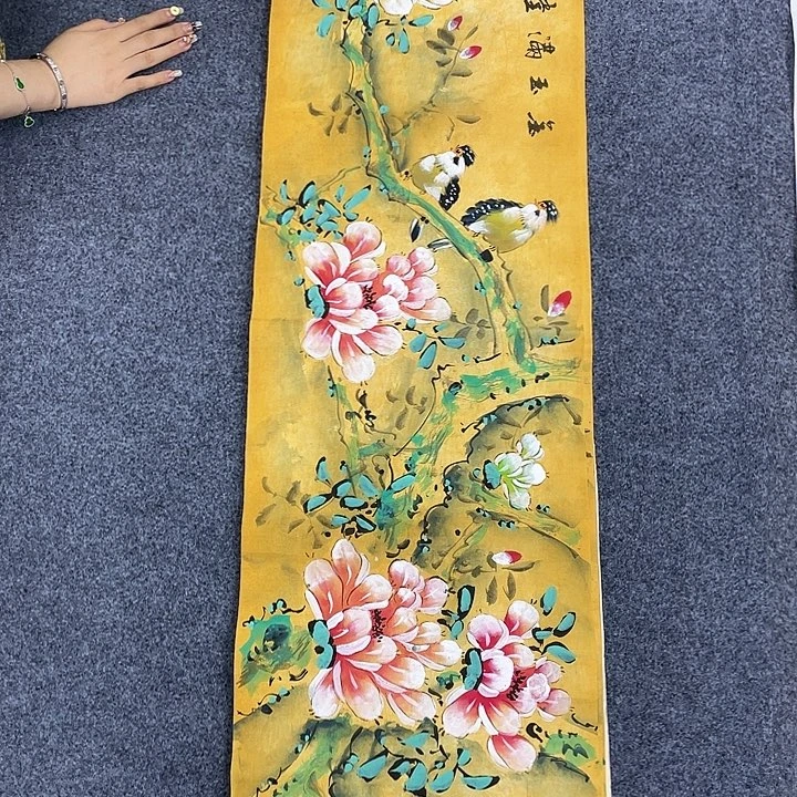 国画作品小姐姐放漏…