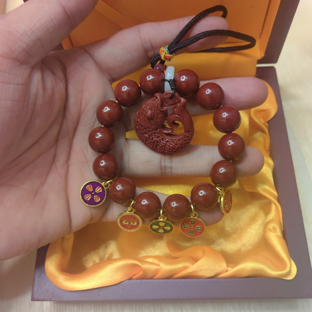 含辰砂工艺品STJ001辰砂车挂