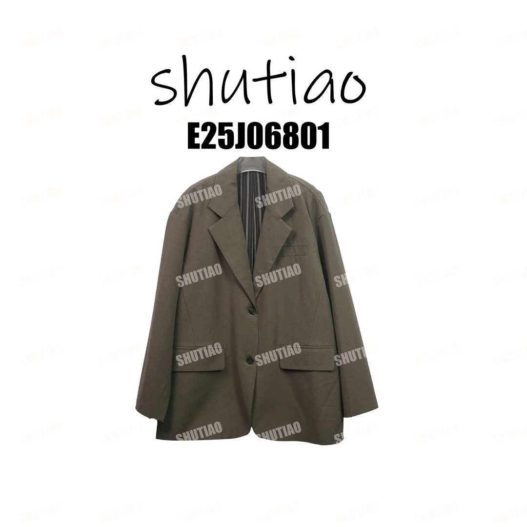 【SHUTIAO】2025冬季：新款小众设计款外套E25J06801