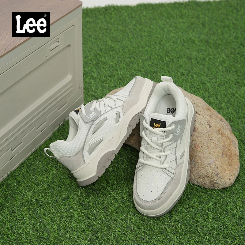 Lee男鞋2025夏季新款厚底增高溶解鞋男士百搭休闲运动板鞋男潮鞋