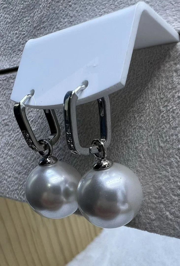 非金属耳饰 T13 T23 T31 气质轻奢时尚百搭简约强光经典镶嵌