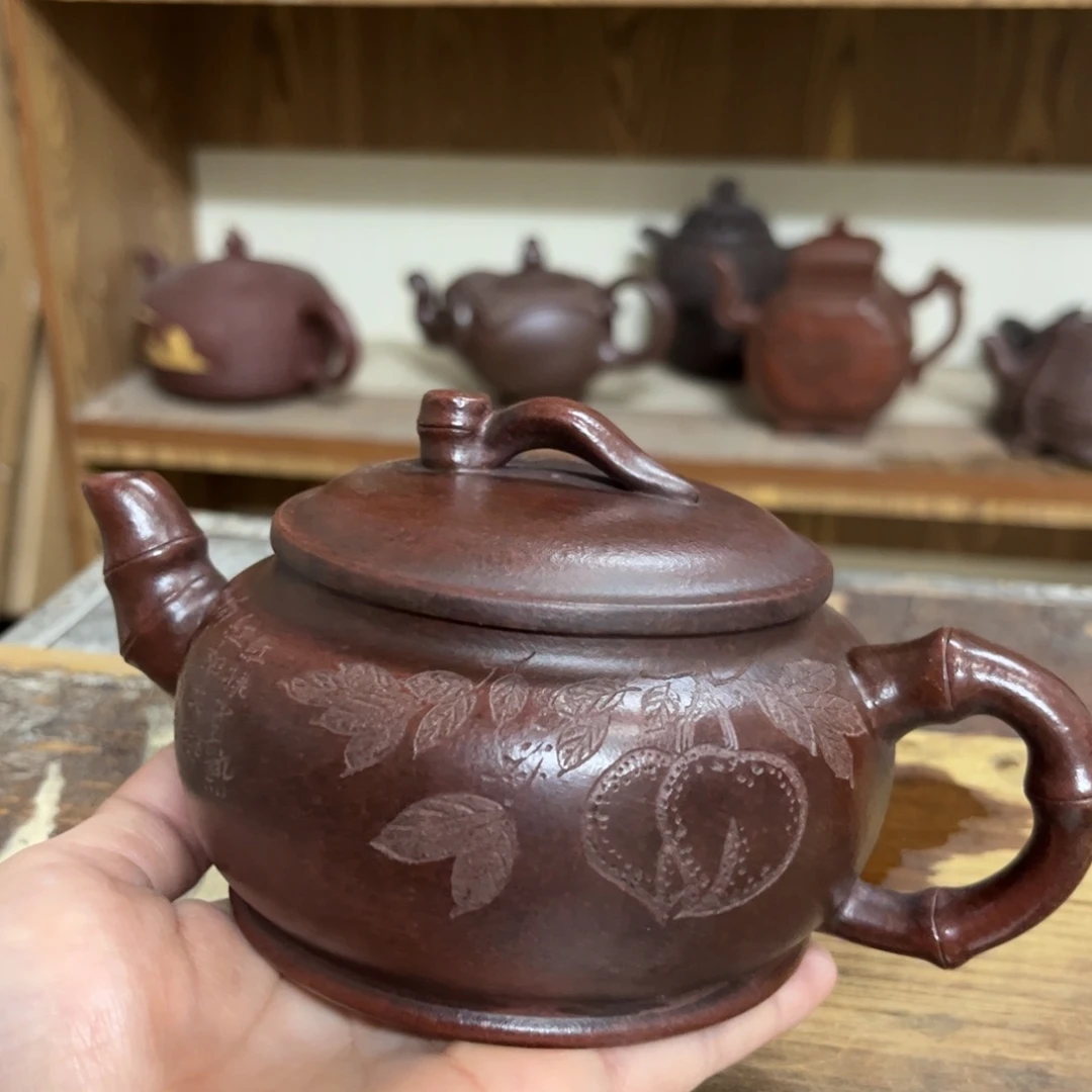 紫砂茶壶紫砂古红泥