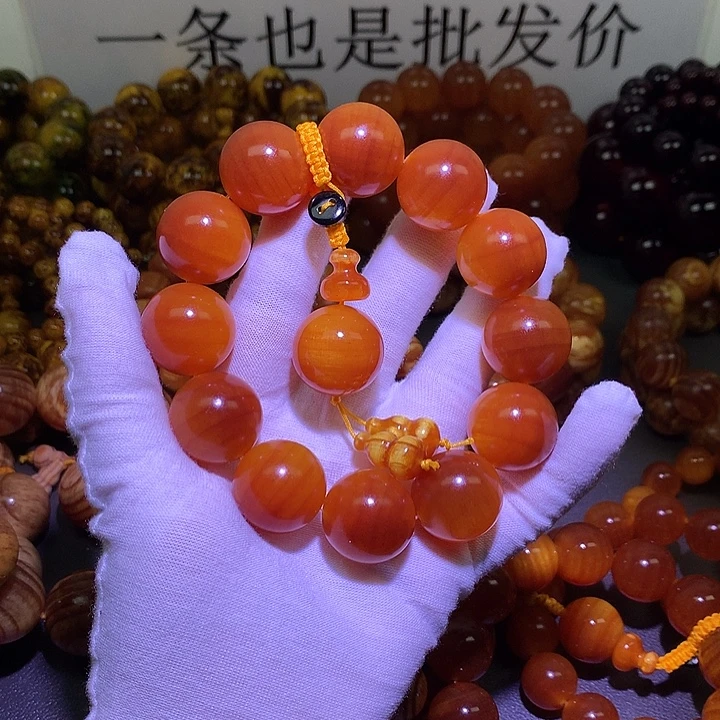 松木（琥珀木）手串/手链2.1 包浆高货
