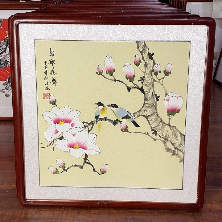 国画带框尺寸63*63厘米