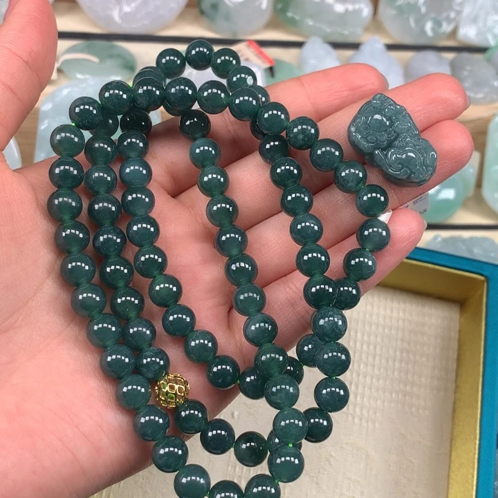 颈饰未镶嵌翡翠翡翠