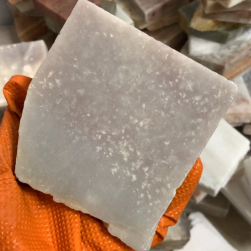 【闪购商品】石英质玉手镯未镶嵌小矿雪花紫