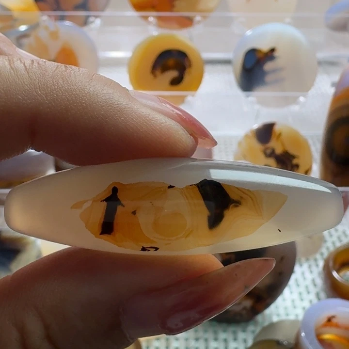 玛瑙/玉髓未镶嵌项链