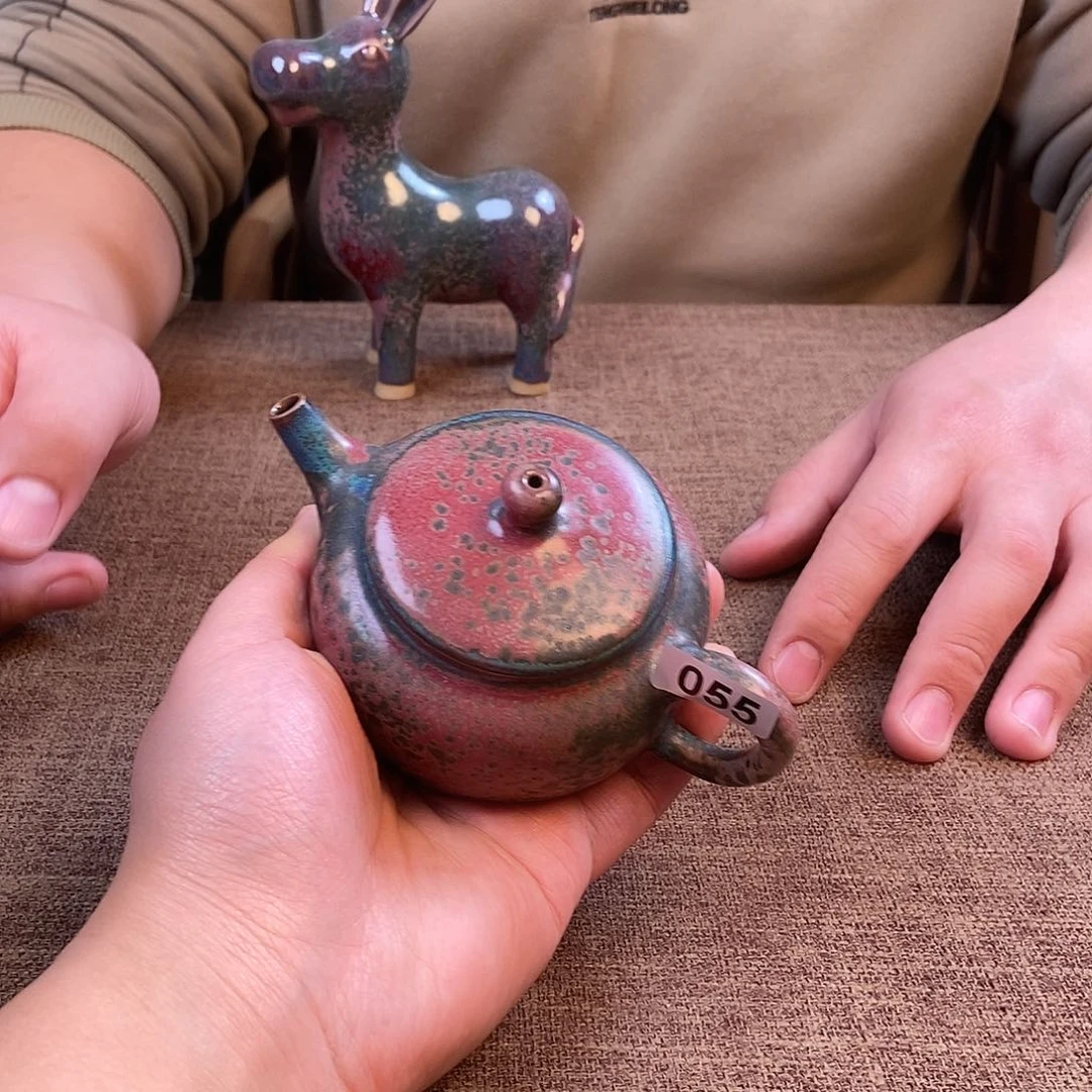 瓷片钧瓷茶壶茶具