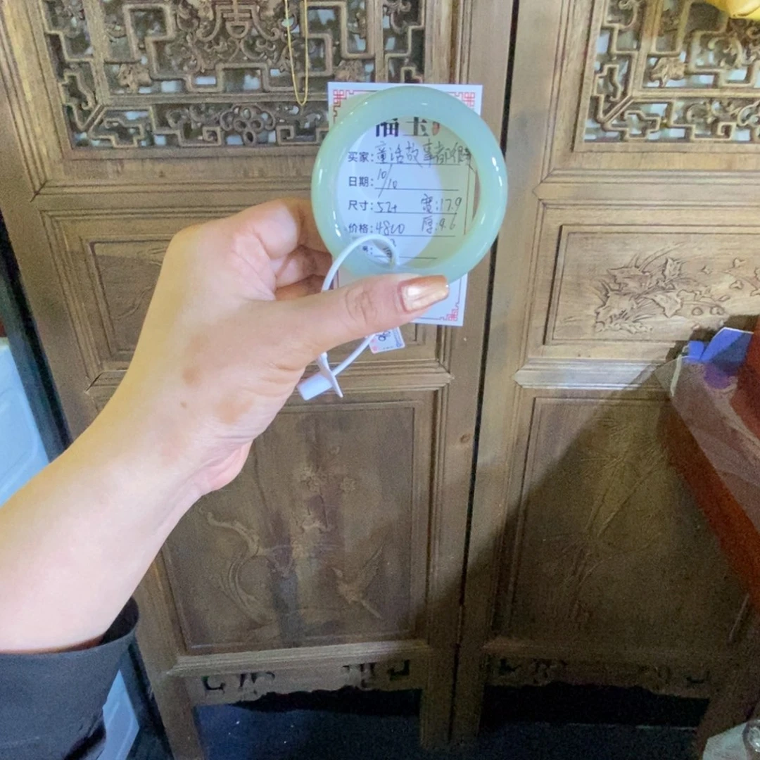 未镶嵌手镯和田玉童****美