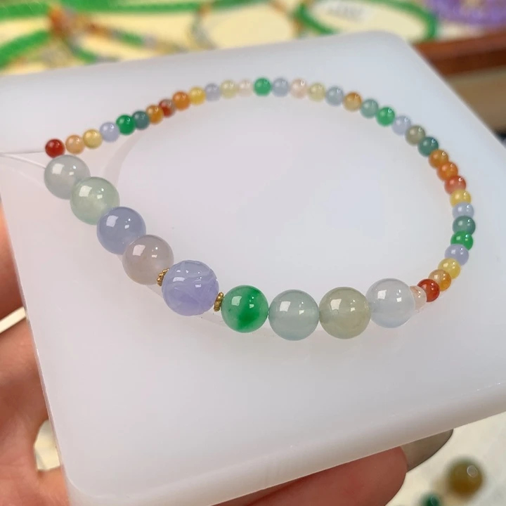 翡翠散珠冰种珠珠 新款