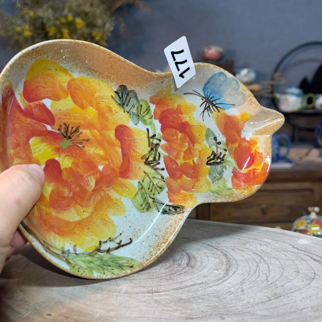 杯素浅陶瓷手工手绘