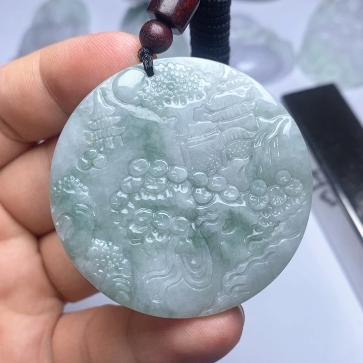 颈饰未镶嵌翡翠翡翠