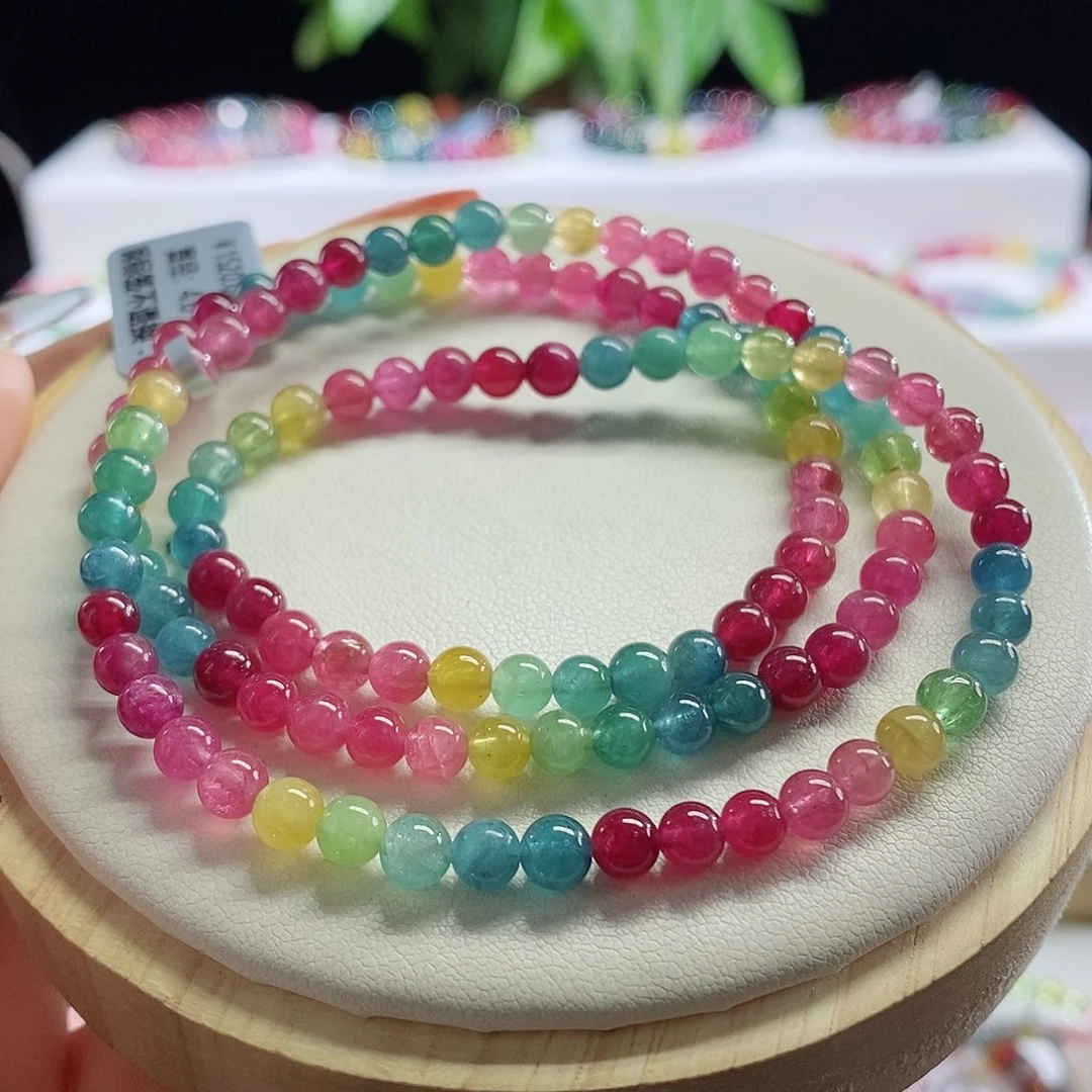 手链未镶嵌碧玺荧光三圈