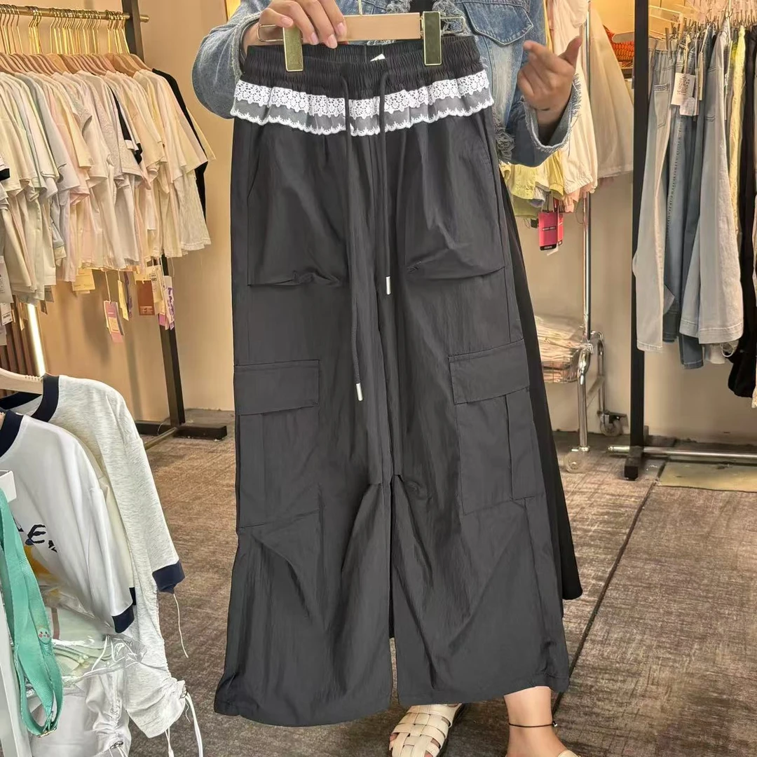 85100  夏款花边休闲工装裤