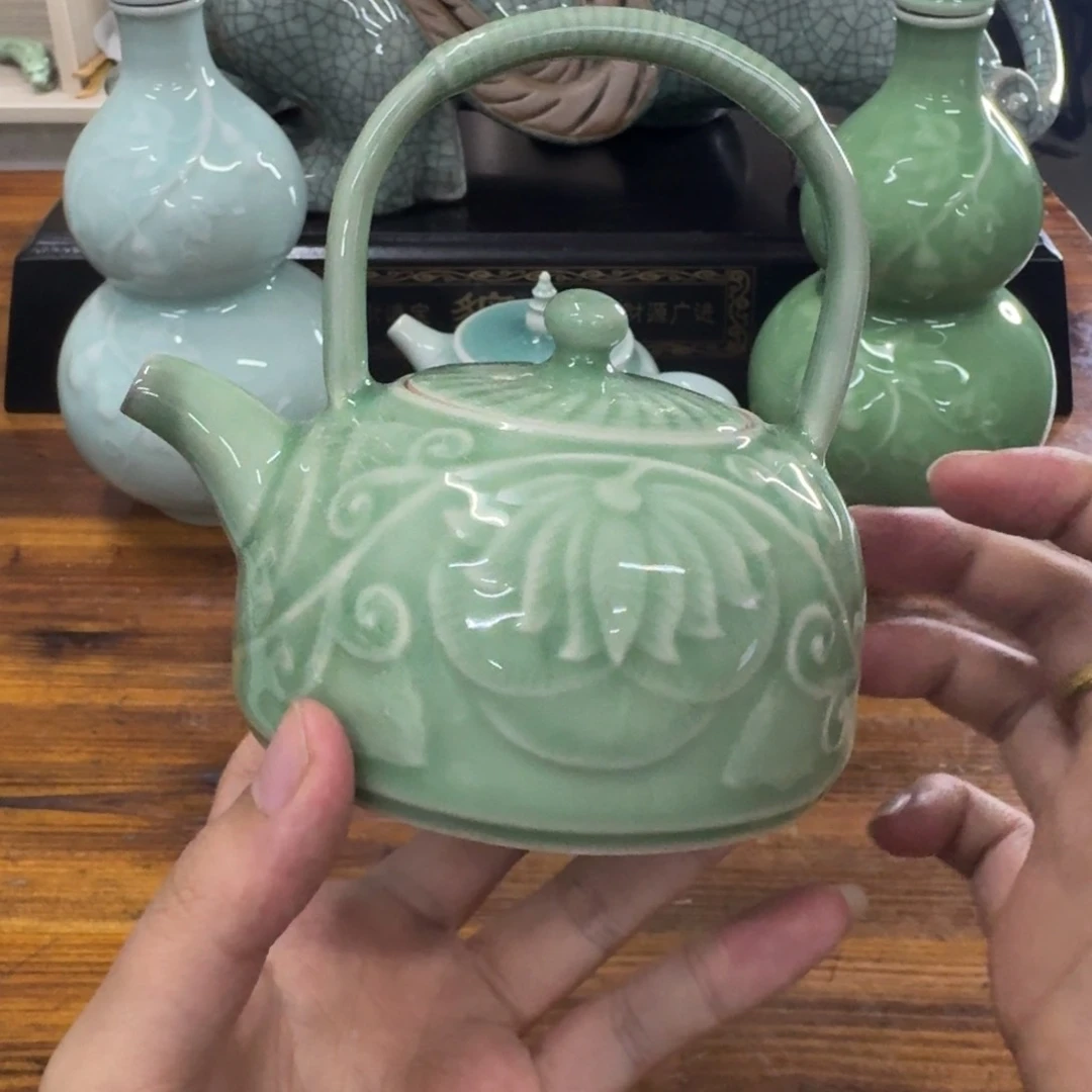 龙泉青瓷茶具微瑕7005