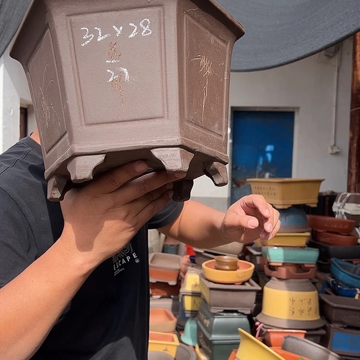 紫砂花盆紫砂花盆