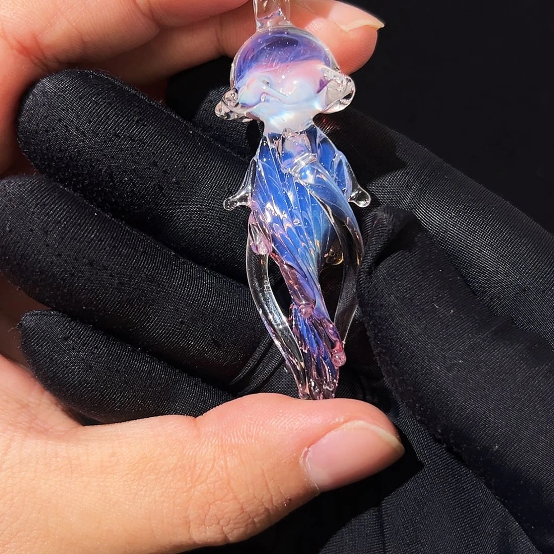 蓝****琉璃手工艺品闪购20#
