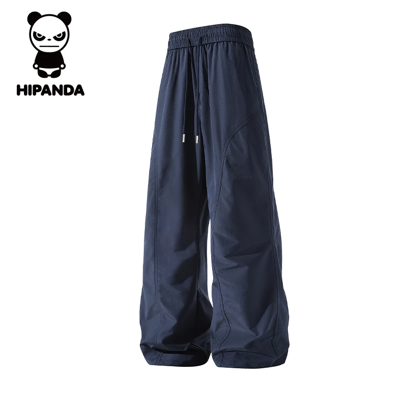 HiPanda你好熊猫男士休闲裤秋季潮流百搭宽松运动户外直筒工装裤