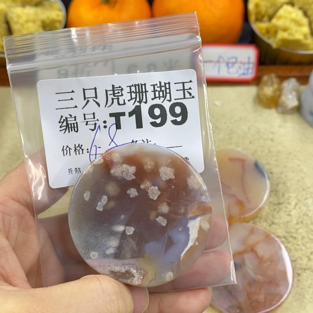 硅化珊瑚（珊瑚玉）1未镶嵌方*