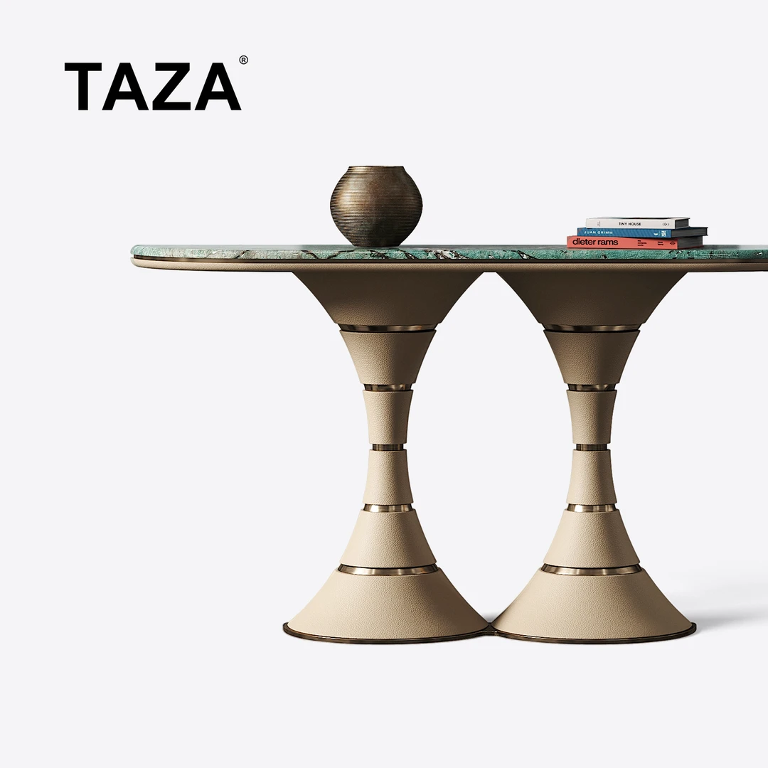 TAZA意式玄关柜别墅豪宅全屋定制入户玄关桌现代轻奢简约玄关B370