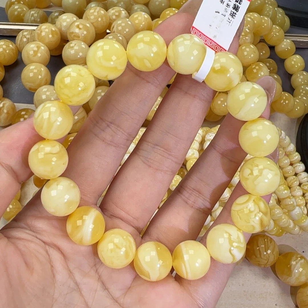 手链琥珀未镶嵌20妖花