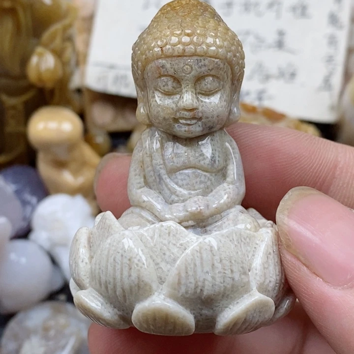 颈饰未镶嵌硅化珊瑚（珊瑚玉）