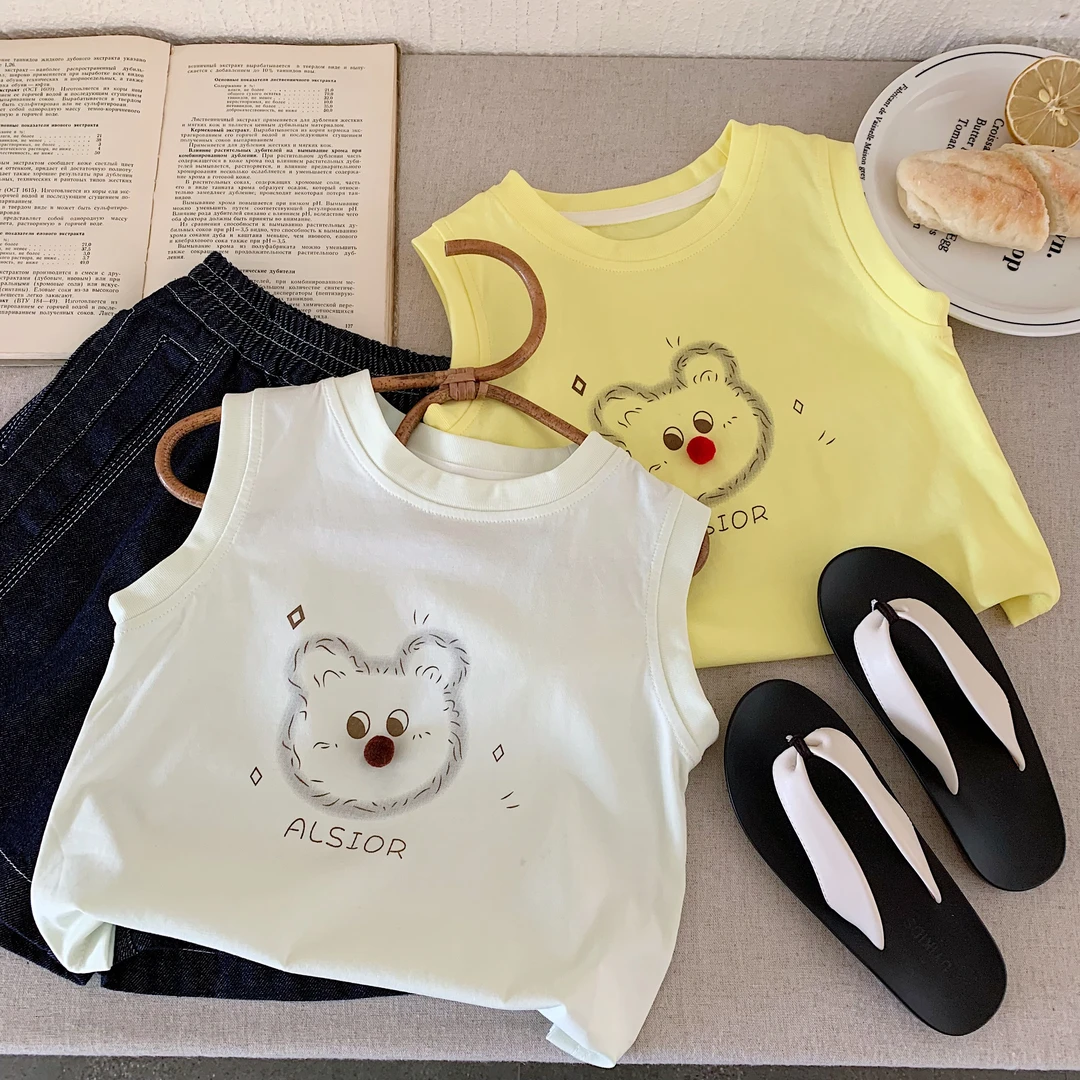 【郝叔专属】韩版无袖夏季时尚宽松2025新款6635P