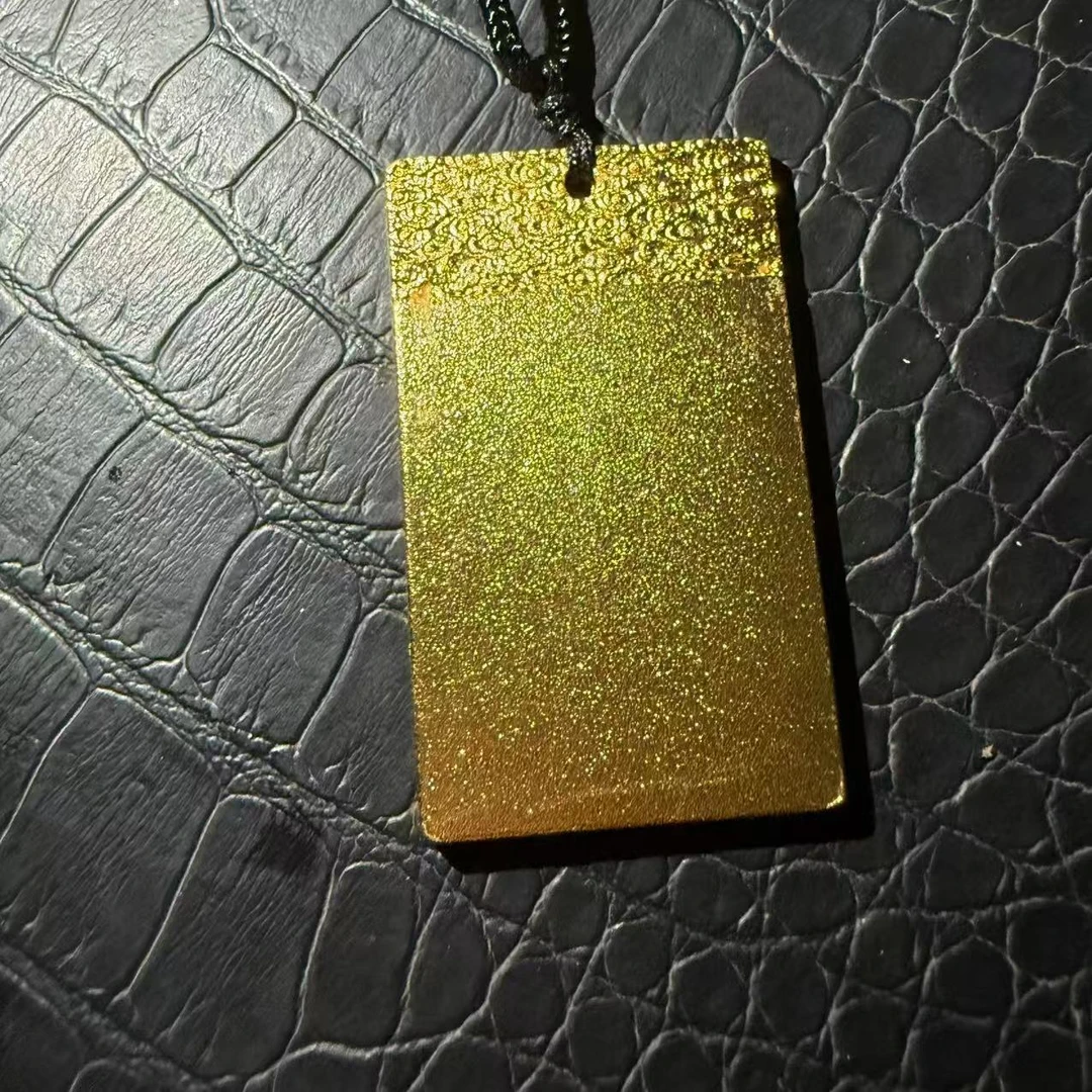 吊坠足银 原创轻奢时尚百搭黄色吊坠 多样性发其一ys62609