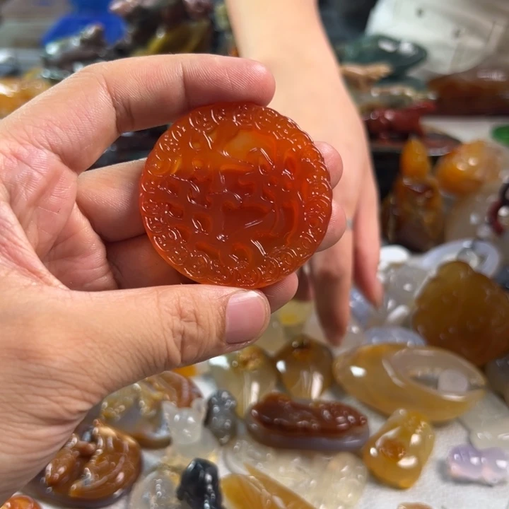 玛瑙/玉髓吊坠(不含链)未镶嵌