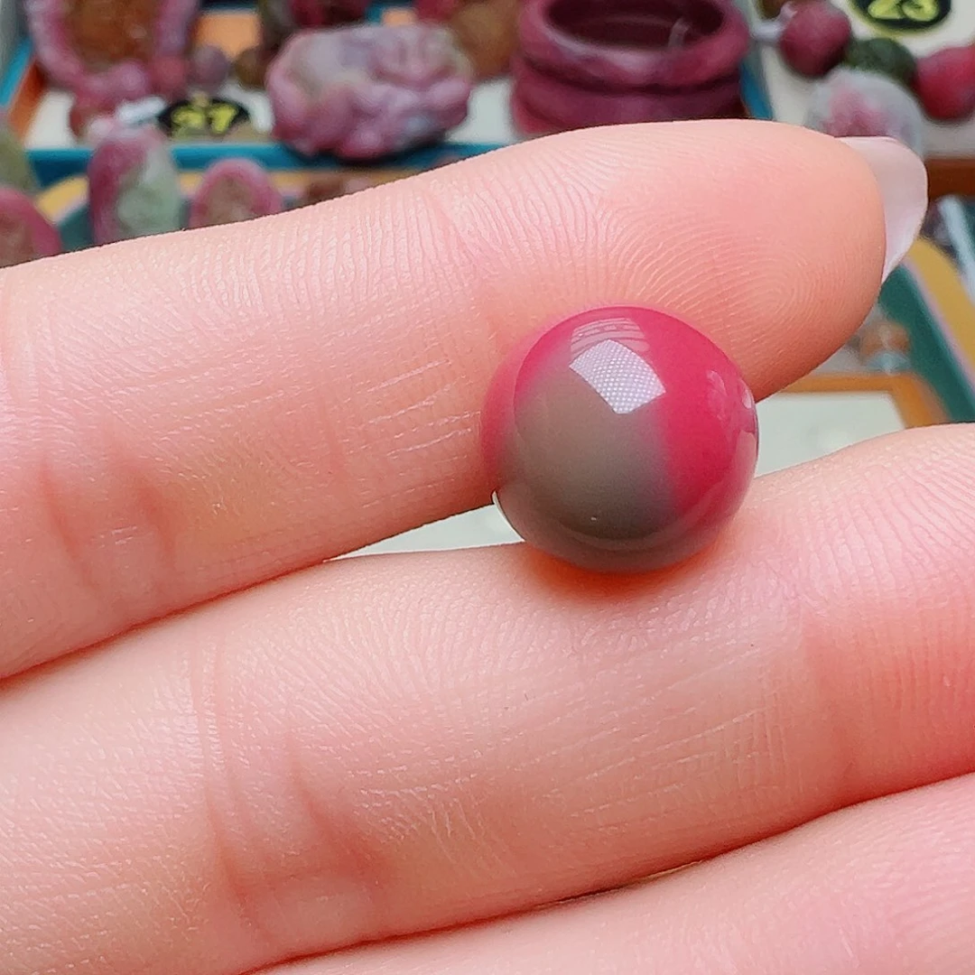 石英质玉盐源玛瑙定制未镶嵌薏*