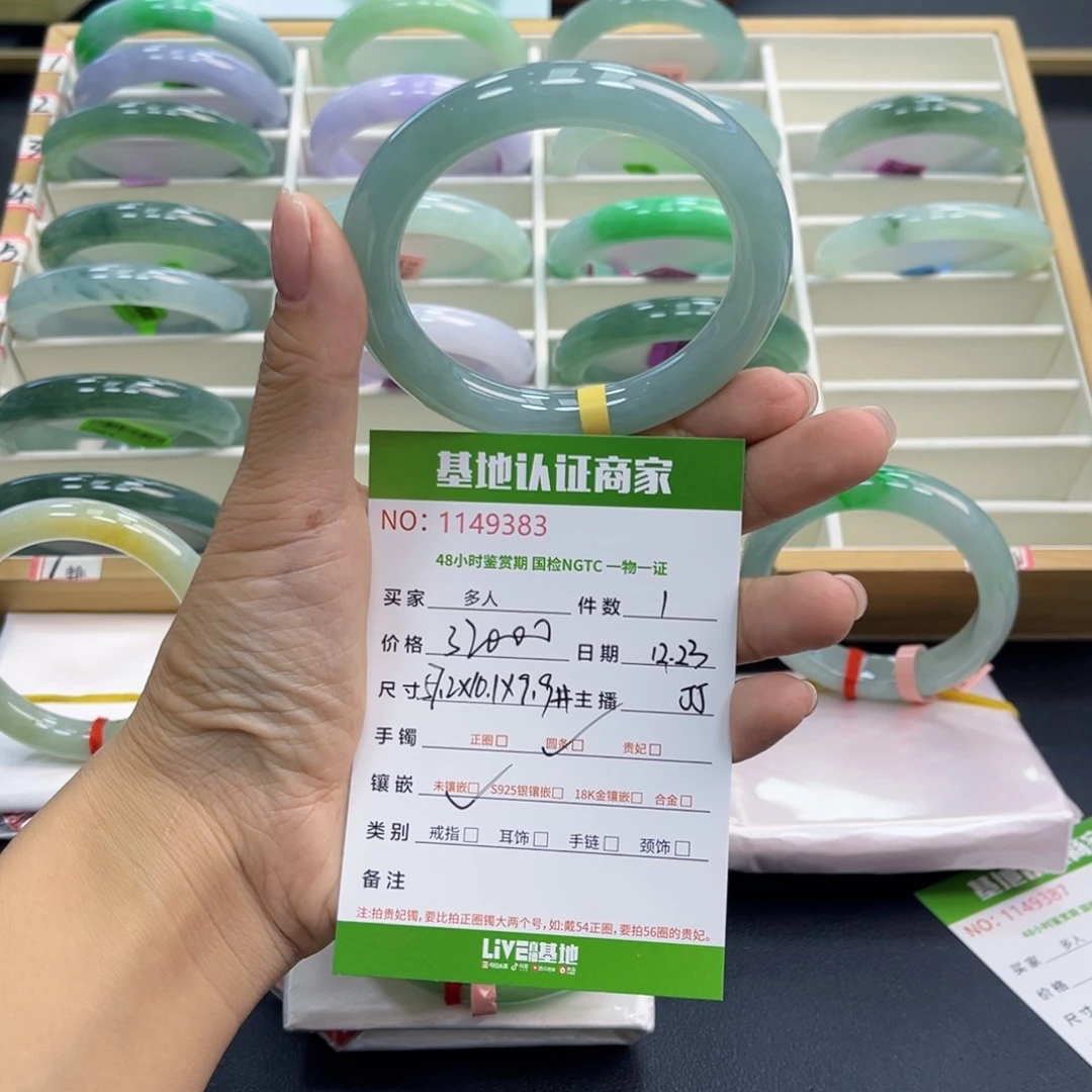 未镶嵌手镯翡翠手镯