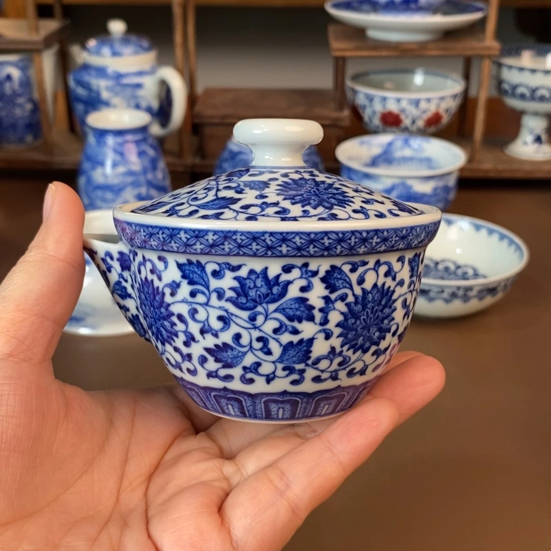 智*海景德镇陶瓷手工手绘