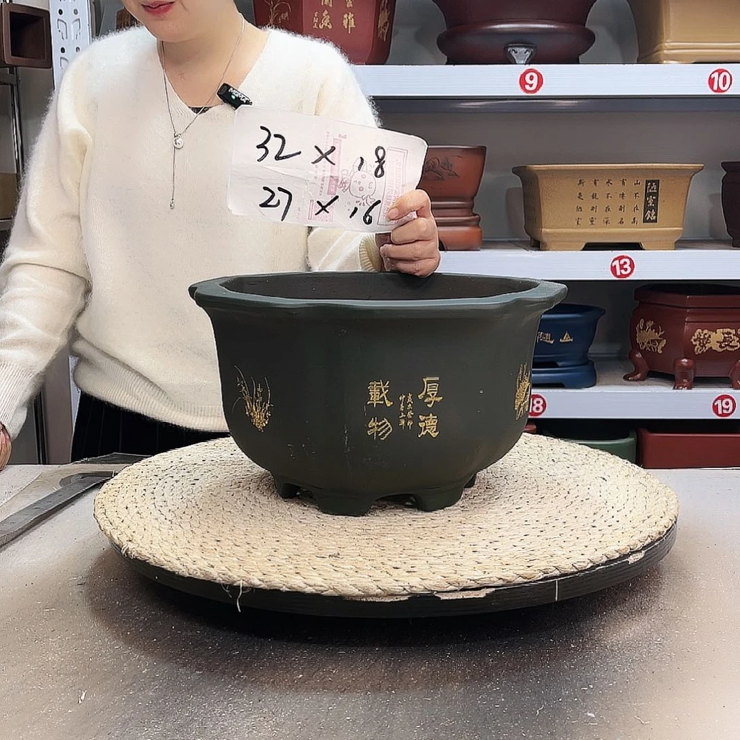 紫砂花盆紫砂花盆