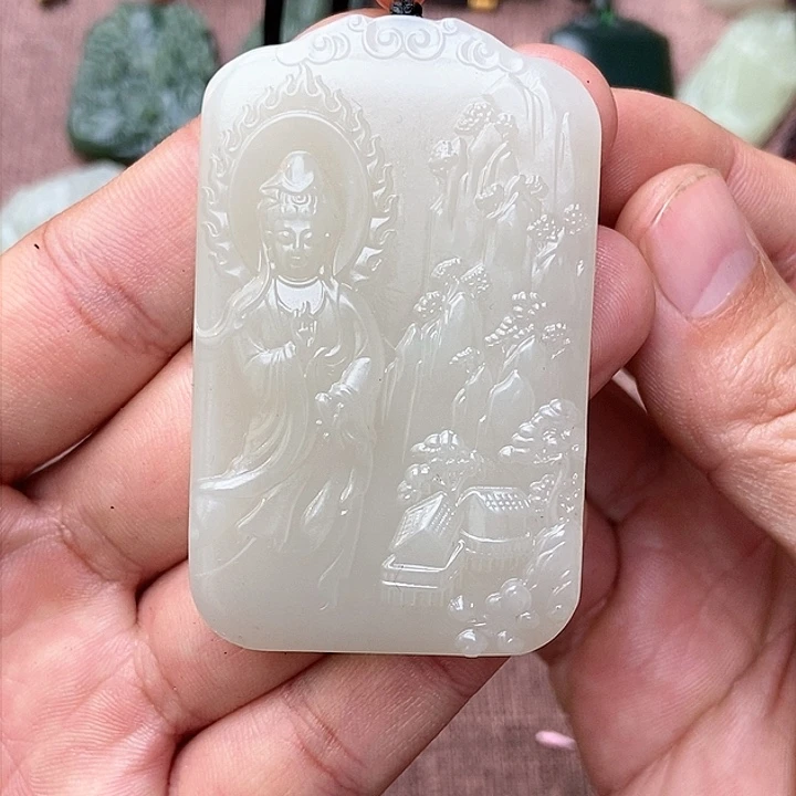 和田玉颈饰未镶嵌