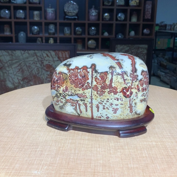 ，广西国画石摆件，收藏观赏