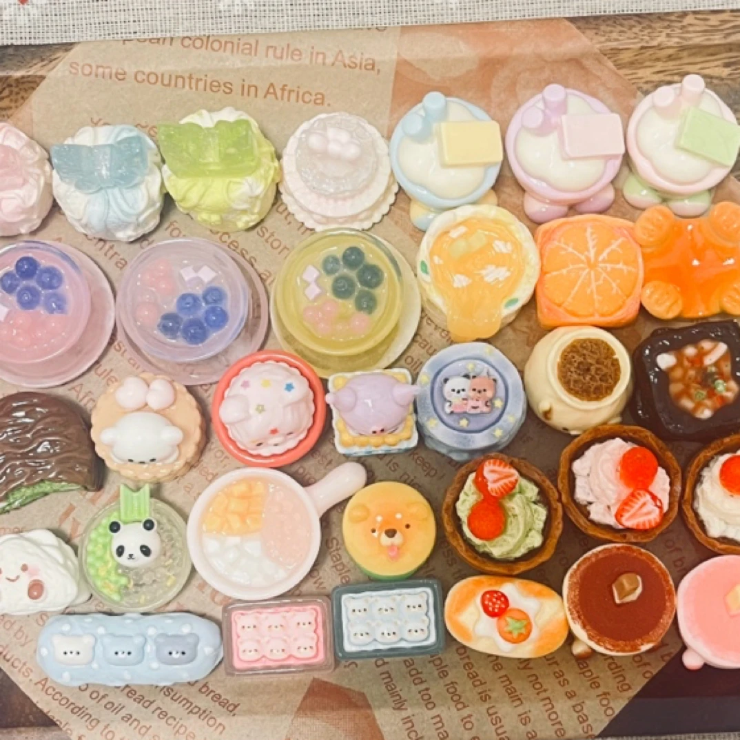 【直播代拆】各家高货 定制仿真食玩 面包 写实 卡通对对碰创意diy