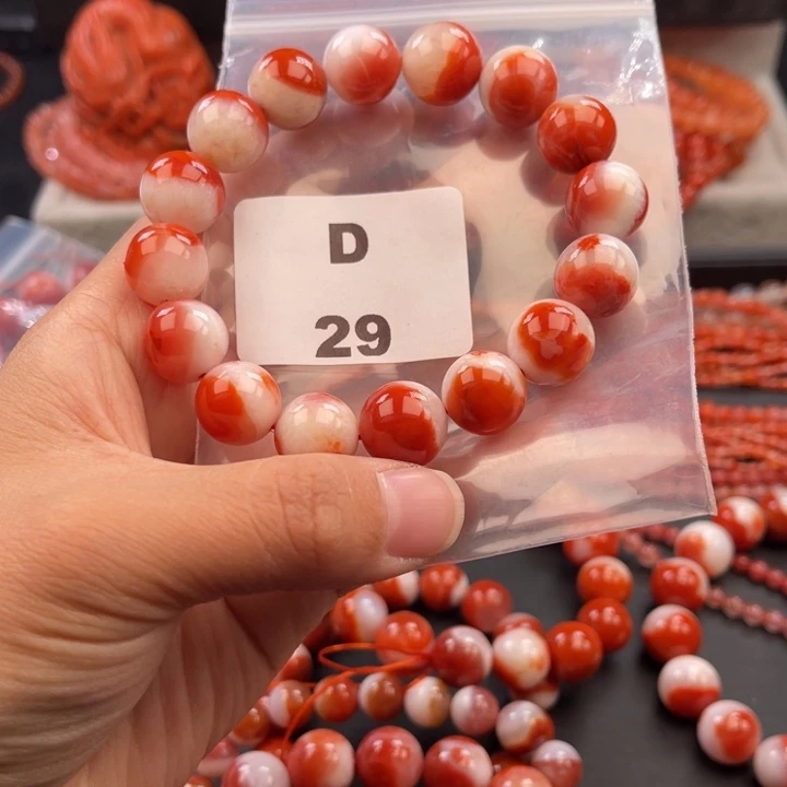 南红玛瑙未镶嵌多样性发货默认微瑕称重13mm