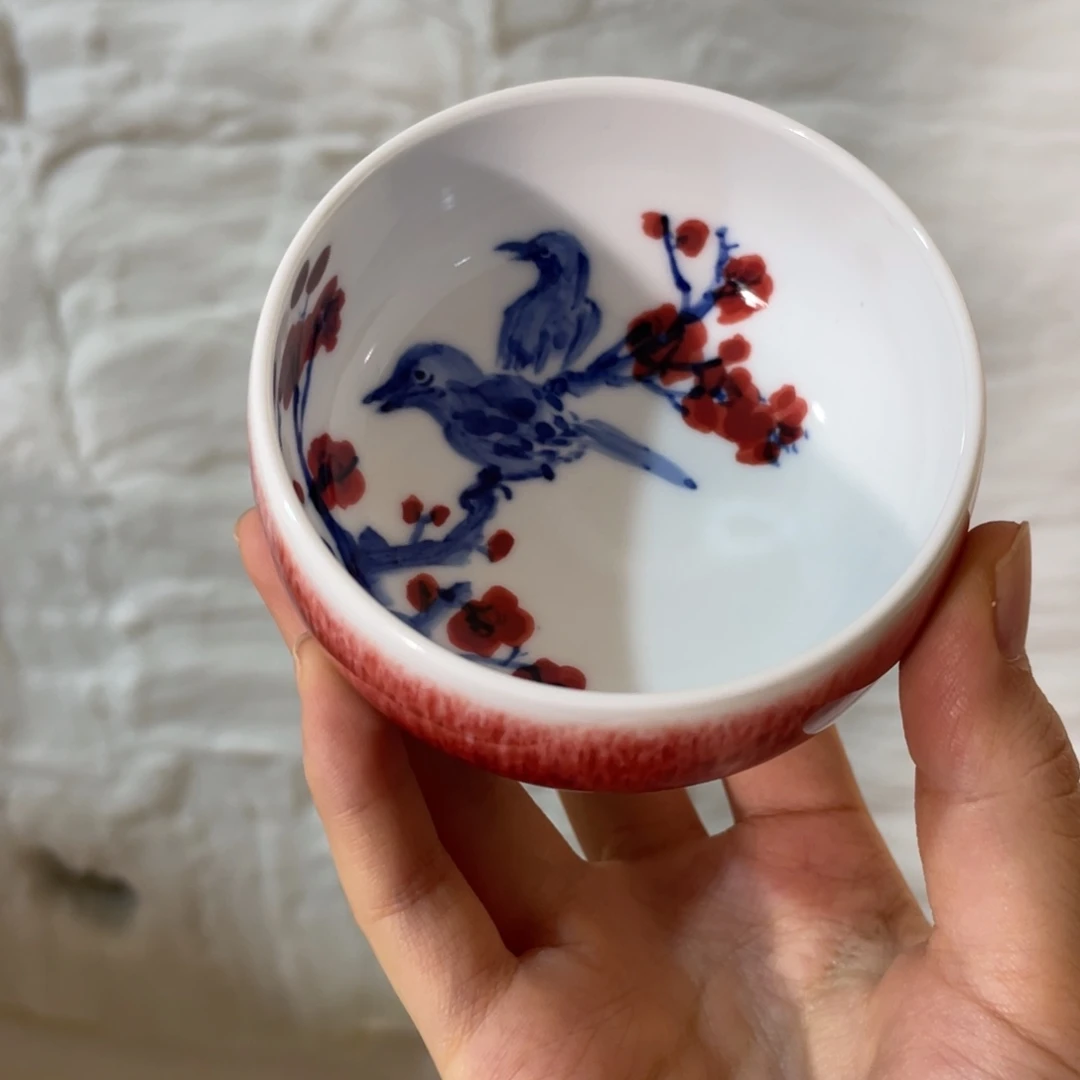 景德镇原矿陶瓷 郎红 禅定