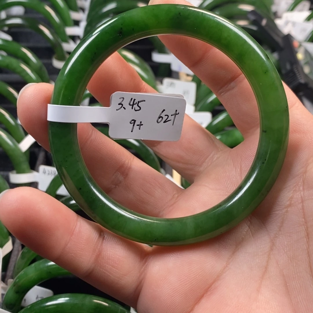 和田玉（碧玉）未镶嵌手镯62