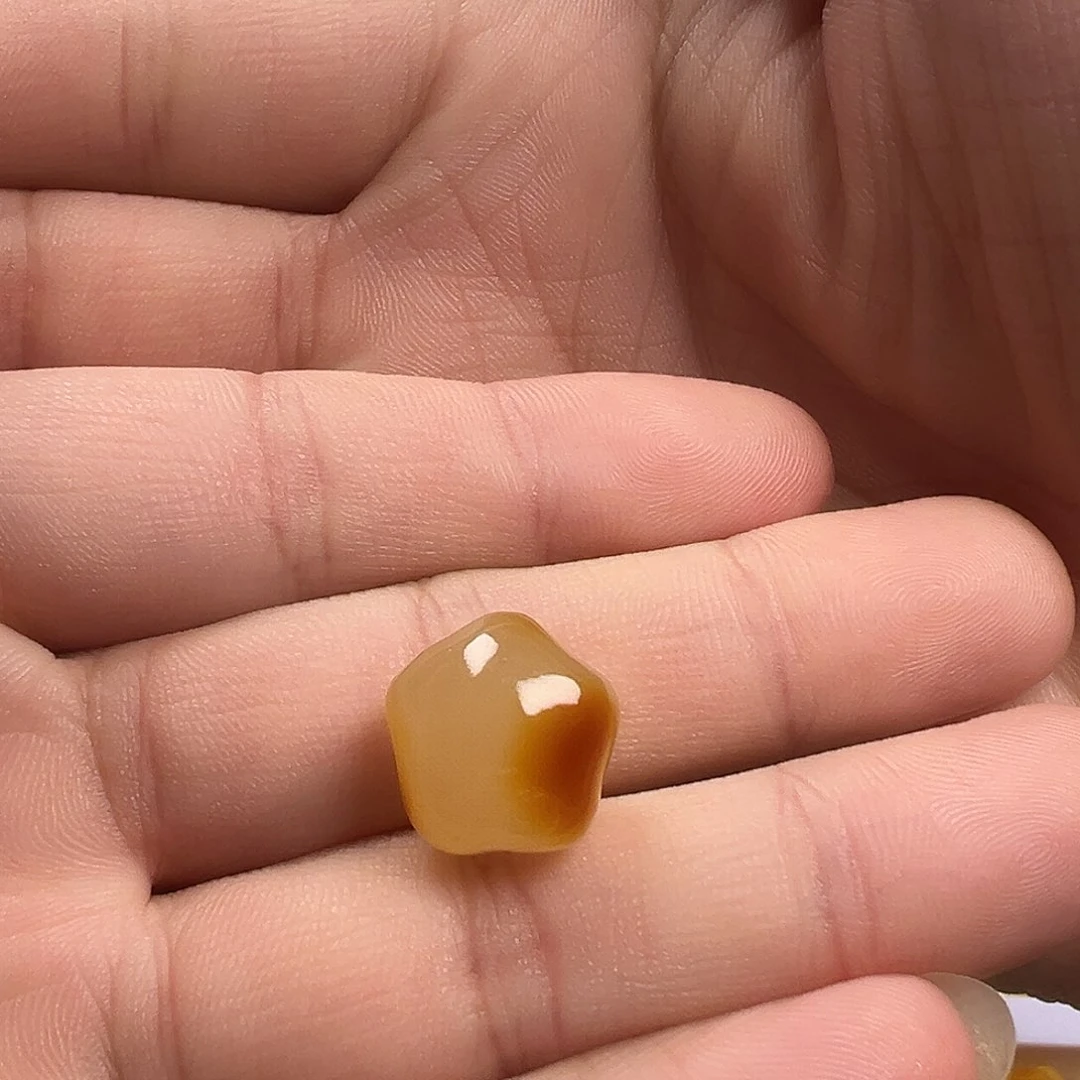 蜜蜡颈饰未镶嵌星星（打孔不退换）