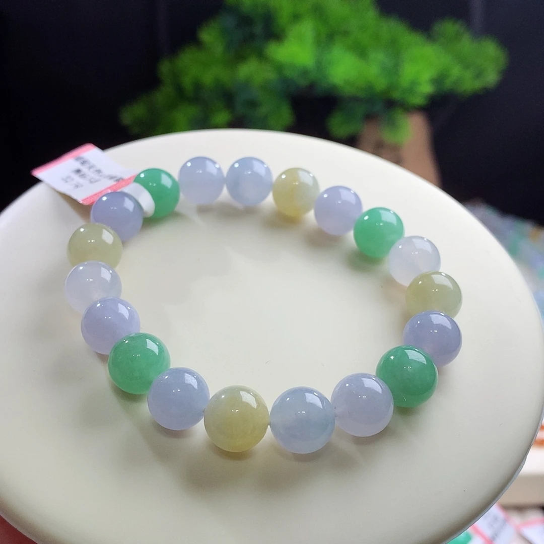 未镶嵌手串翡翠卡10mm