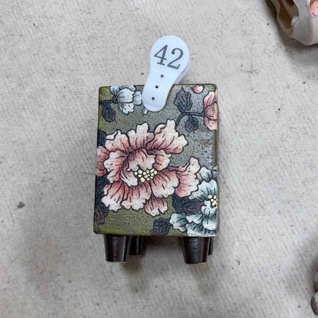 紫砂花盆左**陶瓷多肉花盆精品