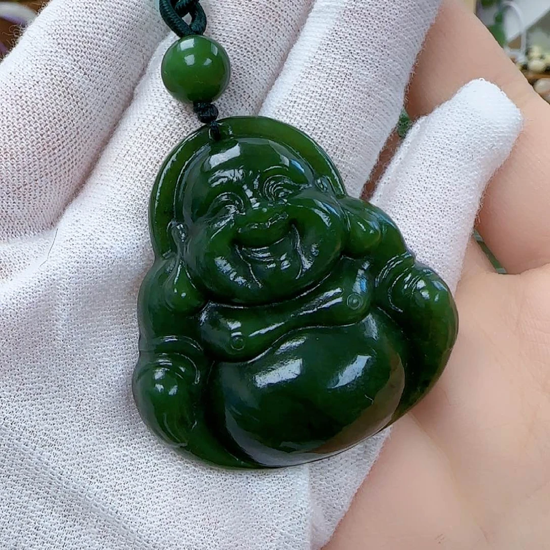 和田玉（碧玉）挂坠未镶嵌