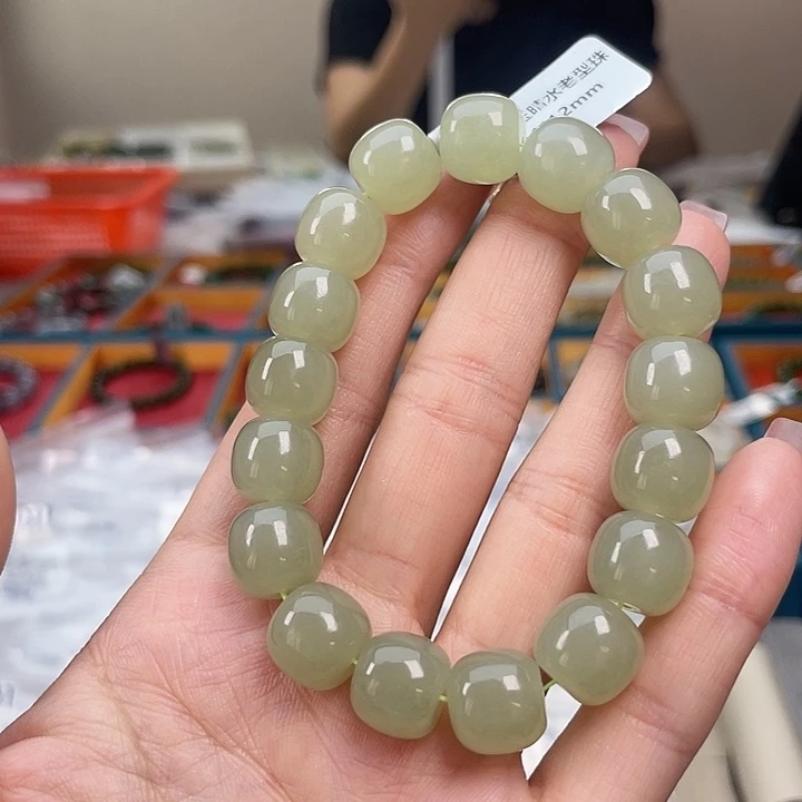 和田玉未镶嵌手串A72