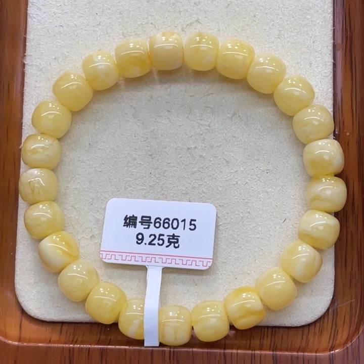 琥珀未镶嵌手链蜜蜡