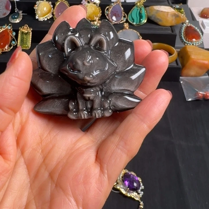 【闪购商品】黑曜岩颈饰未镶嵌39tyyyyyyyy