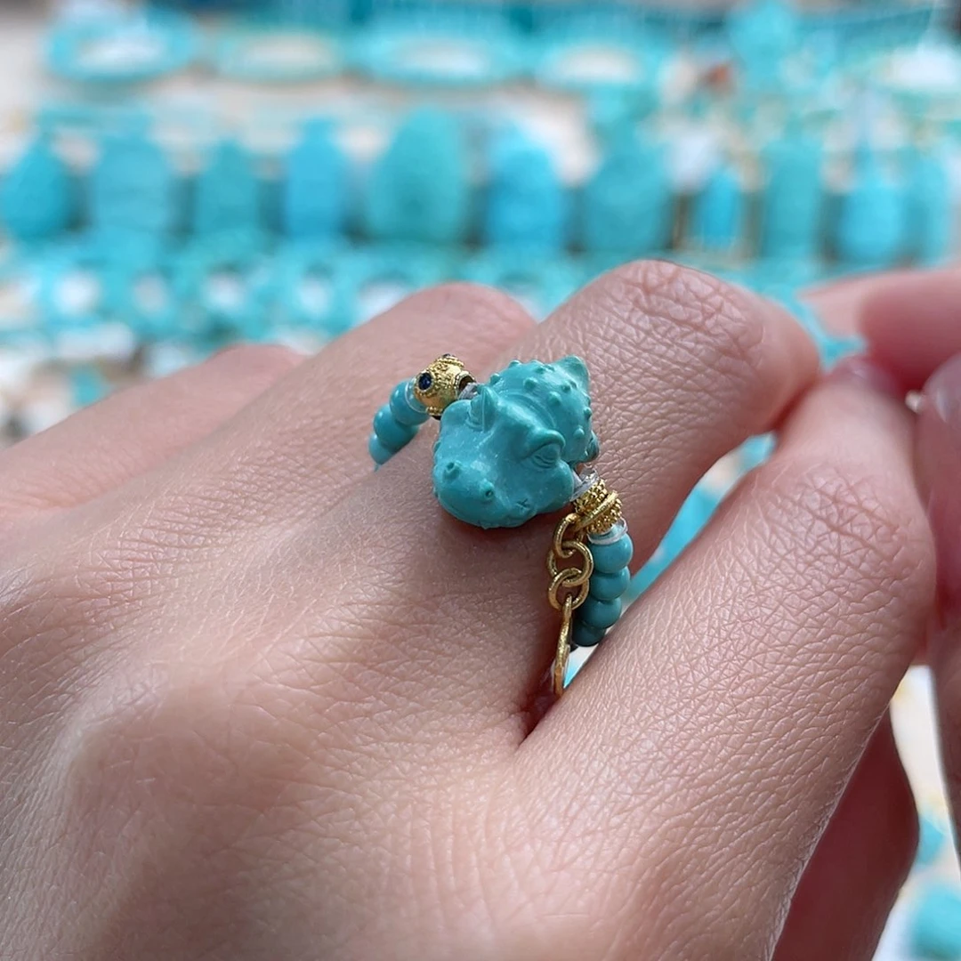 绿松石珠宝奇石未镶嵌